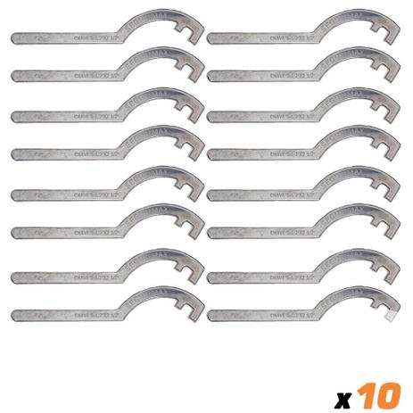 Kit 10x Chave Dupla Storz Segurimax 2.1/2” X 1.1/2” Aluminio Injetado 456 Menor preço em Kit 10x Chave Dupla Storz Segurimax 2.1/2” X 1.1/2” Aluminio Injetado 456