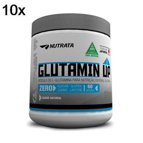 Kit 10X Glutamin UP - 150g - Nutrata Menor preço em Kit 10X Glutamin UP - 150g - Nutrata