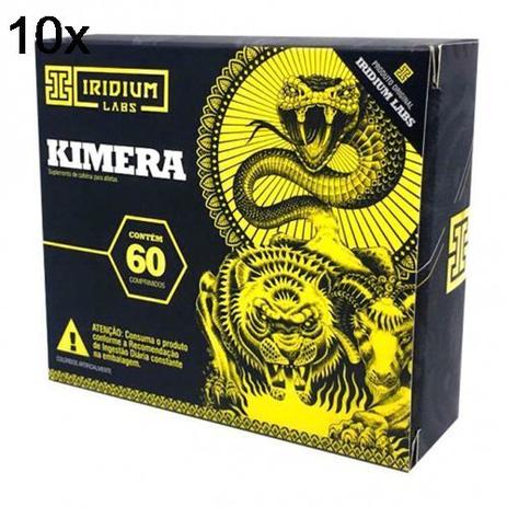 Kit 10X Kimera Thermo - 60 Comprimidos - Iridium Menor preço em Kit 10X Kimera Thermo - 60 Comprimidos - Iridium