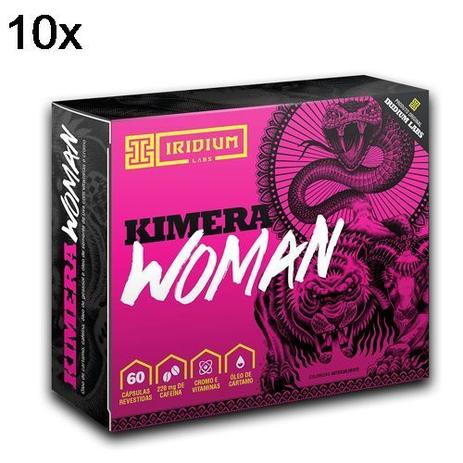 Kit 10X Kimera Woman Thermo - 60 Comprimidos - Iridium Menor preço em Kit 10X Kimera Woman Thermo - 60 Comprimidos - Iridium