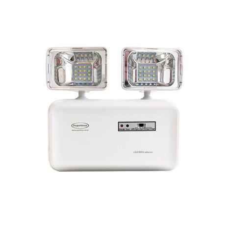 Kit 10x Luminária Emergencia Segurimax 2 Farois 600 Lumens 25682 Menor preço em Kit 10x Luminária Emergencia Segurimax 2 Farois 600 Lumens 25682