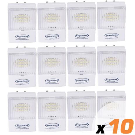 Kit 10x Luminária Emergencia Segurimax 24699 Plug Retratil 50 Lumens 3H 15M² Menor preço em Kit 10x Luminária Emergencia Segurimax 24699 Plug Retratil 50 Lumens 3H 15M²