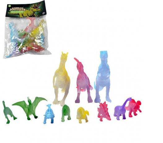 Kit 11 dinossauros jurássicos sortidos brilha no escuro - Ark toys é boa?