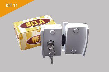 Kit 11 polímero para instalação de fechadura janela de correr blindex v/v branco - HELA Menor preço em Kit 11 polímero para instalação de fechadura janela de correr blindex v/v branco - HELA