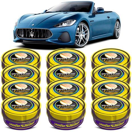 Kit 12 Ceras Limpadora AutoShine com Esponja 200g Menor preço em Kit 12 Ceras Limpadora AutoShine com Esponja 200g