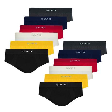 kit cuecas lupo slip