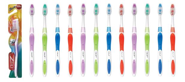 Kit 12 Escova Dental Classic Adulto Cerdas Média OralZ Menor preço em Kit 12 Escova Dental Classic Adulto Cerdas Média OralZ