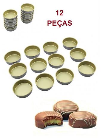 Kit 12 forminhas redonda para preparar pão de mel 2x7 cm ø - Fortaleza Menor preço em Kit 12 forminhas redonda para preparar pão de mel 2x7 cm ø - Fortaleza