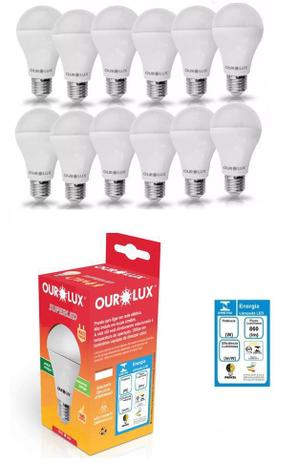 Kit 12 Lâmpadas Led 6w Superled Ouro Bivolt Ourolux Menor preço em Kit 12 Lâmpadas Led 6w Superled Ouro Bivolt Ourolux