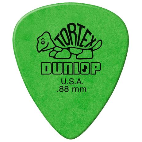 Menor preço em Kit 12 Palhetas Dunlop Tortex 0.88mm Verde Para Guitarra Baixo Violão