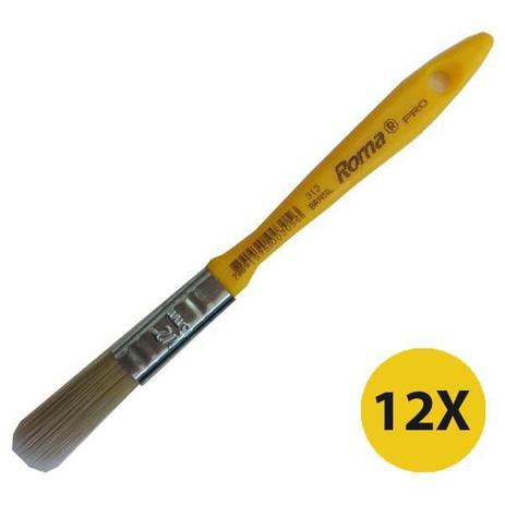 Kit 12 Pincel Trincha 1/2 Polegada Roma Verniz Pro 313 Menor preço em Kit 12 Pincel Trincha 1/2 Polegada Roma Verniz Pro 313
