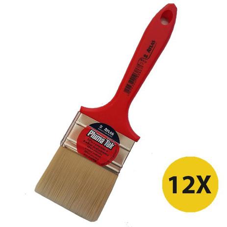 Kit 12 Pincel Trincha 2 1/2 Polegada Atlas Plumatek Verniz Menor preço em Kit 12 Pincel Trincha 2 1/2 Polegada Atlas Plumatek Verniz