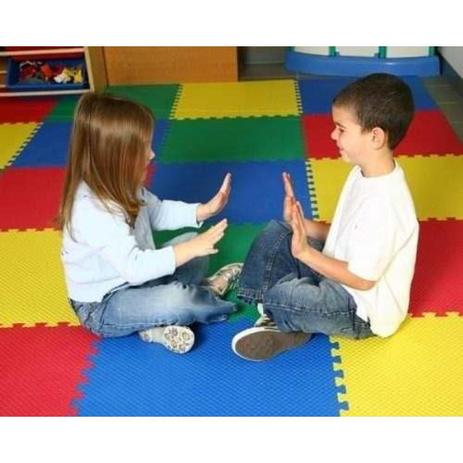 Kit 12 Placas Tatame 50x50x1cm Tapete Eva Infantil - Kl master fitness é ruim? Kit 12 Placas Tatame 50x50x1cm Tapete Eva Infantil - Kl master fitness é boa?