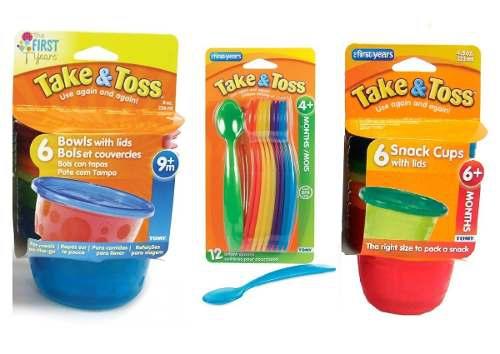 Kit 12 Potes Papinha Fruta 133ml  236ml e 12 Colheres - First Years - The first years é boa?