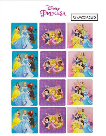 Kit 12 quebra-cabeças progressivo 3 fases - princesas - Etitoys Menor preço em Kit 12 quebra-cabeças progressivo 3 fases - princesas - Etitoys