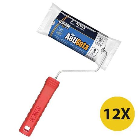 Kit 12 Rolo Antigota Profissional Big Premium 9cm Atlas Menor preço em Kit 12 Rolo Antigota Profissional Big Premium 9cm Atlas