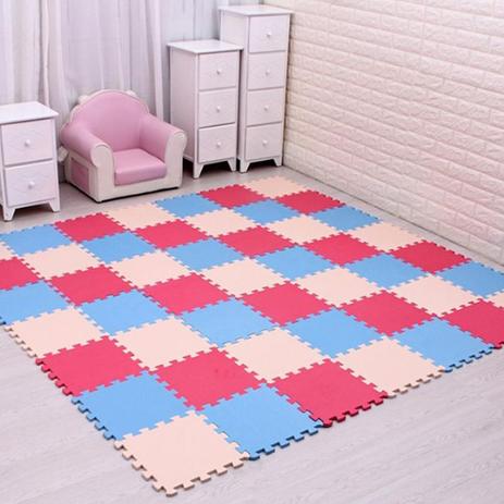 Kit 12 Tapete Tatame Eva Loja da Maria 50x50x1cm 10mm Vermelho, Rosa Claro, Branco - Eva Sola Menor preço em Kit 12 Tapete Tatame Eva Loja da Maria 50x50x1cm 10mm Vermelho, Rosa Claro, Branco - Eva Sola