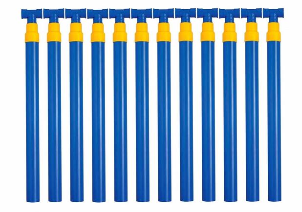 Kit 12 Unidades de Saca Areia Pressão Plástico Azul Mor Menor preço em Kit 12 Unidades de Saca Areia Pressão Plástico Azul Mor