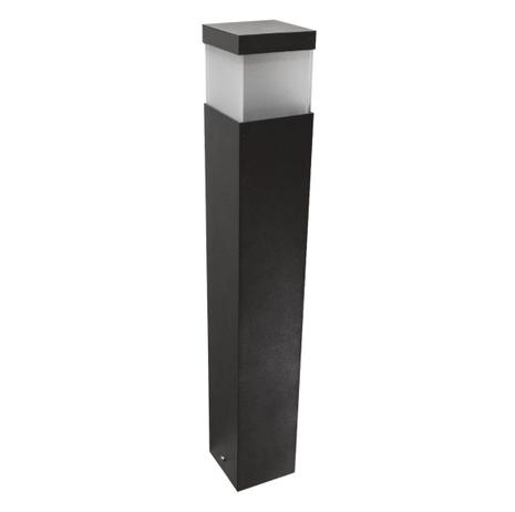 Kit 12X Poste luminária para jardim balizador 50cm E27 preto st222 - Starlumen Menor preço em Kit 12X Poste luminária para jardim balizador 50cm E27 preto st222 - Starlumen