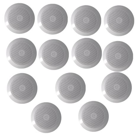 Kit 13 Caixa Acústica Arandela Som Teto Gesso 6 Pol 110w Rms - Orion Menor preço em Kit 13 Caixa Acústica Arandela Som Teto Gesso 6 Pol 110w Rms - Orion