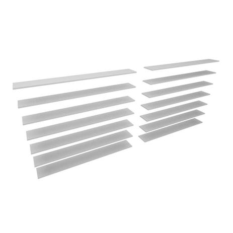 Kit 14 Prateleiras 100cm x 20cm - Mdf Branco 1-1 - Ondetemaqui.com Menor preço em Kit 14 Prateleiras 100cm x 20cm - Mdf Branco 1-1 - Ondetemaqui.com