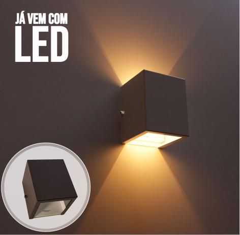 Kit 15 arandela 2 fachos marrom + 15 lâmpadas led G9 7w 3000k parede muro externa e interna st678 - Starlumen Menor preço em Kit 15 arandela 2 fachos marrom + 15 lâmpadas led G9 7w 3000k parede muro externa e interna st678 - Starlumen