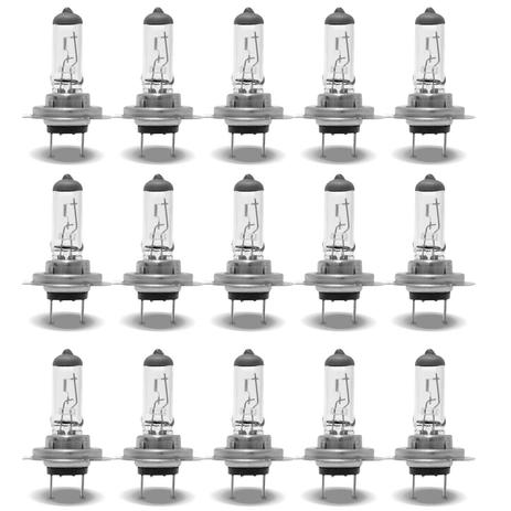 Kit 15 Lâmpadas Halógenas Transparente H7 3200K 55W 12V Aplicação Farol - Prime Menor preço em Kit 15 Lâmpadas Halógenas Transparente H7 3200K 55W 12V Aplicação Farol - Prime