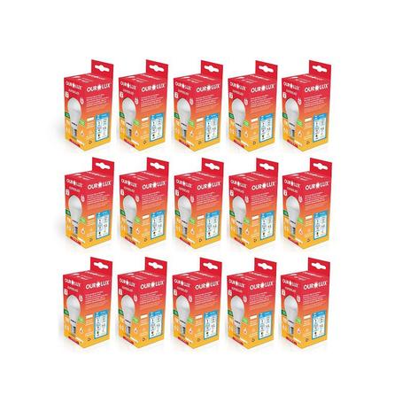 Kit 15 Lâmpadas Superled Ourolux 9w Branca Fria 6500k Menor preço em Kit 15 Lâmpadas Superled Ourolux 9w Branca Fria 6500k