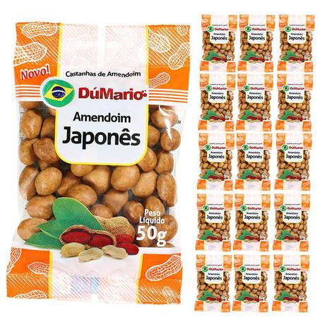 Kit 15 Pacotes Amendoim Japonês Tradicional 50 gramas - Amendoim dumario é boa?
