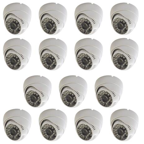 Kit 15 PeÇas - CÂmera De SeguranÇa Ccd 48 Leds Branca - Ap2005-48w - Powerxl Menor preço em Kit 15 PeÇas - CÂmera De SeguranÇa Ccd 48 Leds Branca - Ap2005-48w - Powerxl