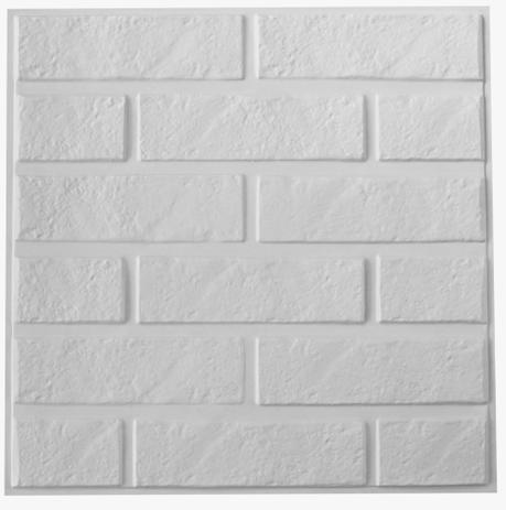 Kit 15 Placas Auto Adesiva 3d Revestimento Paredes 3,75m²-Londrino - Casa Black White Menor preço em Kit 15 Placas Auto Adesiva 3d Revestimento Paredes 3,75m²-Londrino - Casa Black White