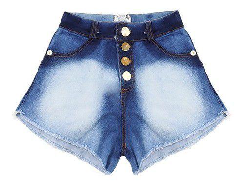 shorts jeans feminino atacado