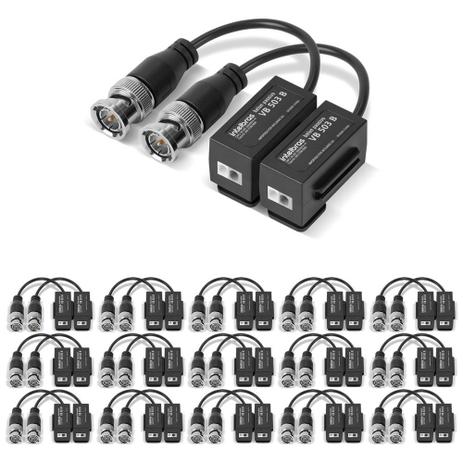 Kit 16 Baluns Passivo Multi HD Para Câmeras 4K Ultra HD VB 503 B Intelbras Menor preço em Kit 16 Baluns Passivo Multi HD Para Câmeras 4K Ultra HD VB 503 B Intelbras