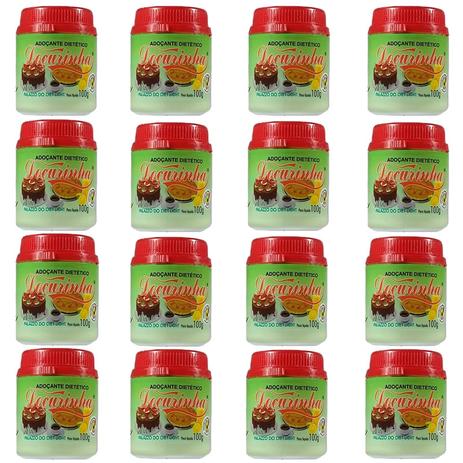 Kit 16 X Adoçante Dietético Doçurinha 100g- Palazzo do Diet Light Menor preço em Kit 16 X Adoçante Dietético Doçurinha 100g- Palazzo do Diet Light