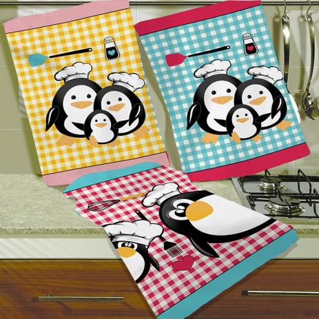 Kit 18 Pano De Prato Felpudo Teka Primore Sortidas Pinguim Menor preço em Kit 18 Pano De Prato Felpudo Teka Primore Sortidas Pinguim