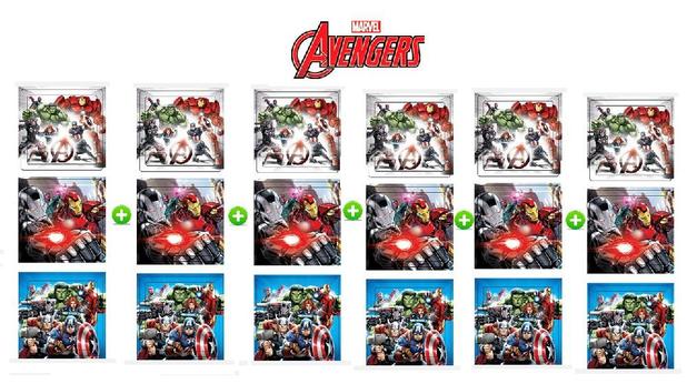 Kit 18 quebra-cabeças progressivo 3 fases - avengers / vingadores - Etitoys Menor preço em Kit 18 quebra-cabeças progressivo 3 fases - avengers / vingadores - Etitoys