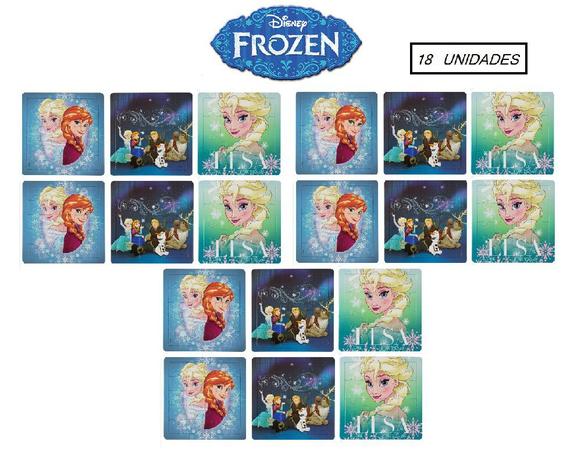 Kit 18 quebra-cabeças progressivo 3 fases - frozen - Etitoys Menor preço em Kit 18 quebra-cabeças progressivo 3 fases - frozen - Etitoys
