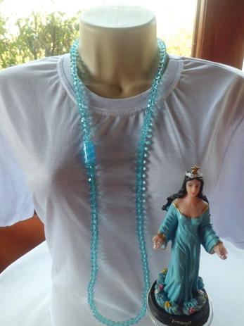 Kit 1guia cristal 147 contas mais imagem resina iemanja vela - Mandalas E  Rituais - No Magalu - Magazine Luiza