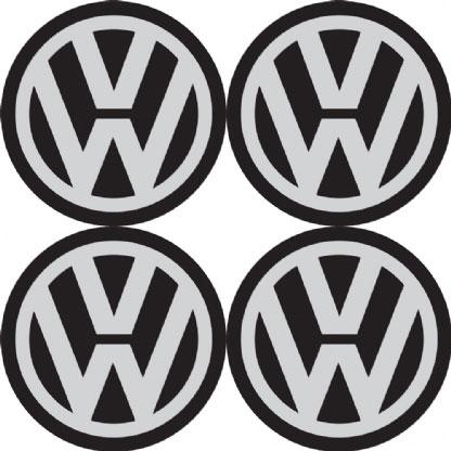 Kit 2 Adesivo PVC p/ Calota Emblema 48mm Volkswagen Preto - Resinew Menor preço em Kit 2 Adesivo PVC p/ Calota Emblema 48mm Volkswagen Preto - Resinew