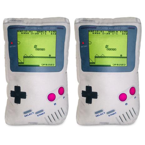 Kit 2 Almofadas Gamer Inspiradas no Videogame Game Boy - Camaletu design Menor preço em Kit 2 Almofadas Gamer Inspiradas no Videogame Game Boy - Camaletu design