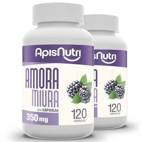 Kit 2 Amora Miura Apisnutri 350mg 120 cápsulas Menor preço em Kit 2 Amora Miura Apisnutri 350mg 120 cápsulas