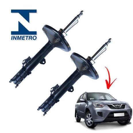 Kit 2 Amortecedores p/ Cherry Tiggo Dianteiros ano 2008 a 2019 Compatível Lado Direito e Esquerdo Preto (novo) - Originals Menor preço em Kit 2 Amortecedores p/ Cherry Tiggo Dianteiros ano 2008 a 2019 Compatível Lado Direito e Esquerdo Preto (novo) - Originals