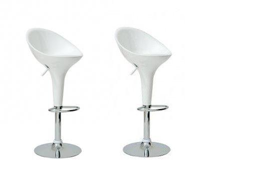 Kit 2 Banqueta Lotus com Encosto - Branco - Mor Menor preço em Kit 2 Banqueta Lotus com Encosto - Branco - Mor