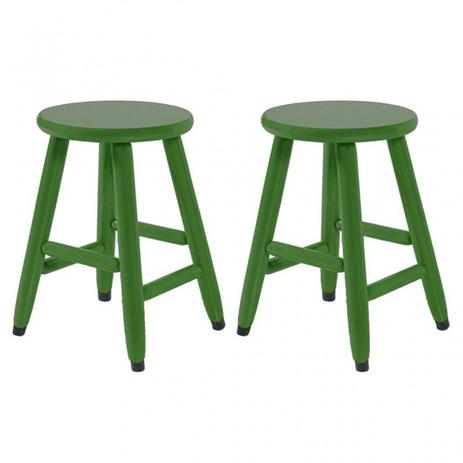 Kit 2 Banquetas Baixa Fixa de Madeira Banco Country Liso Verde - Flex mesas e cadeiras é boa?