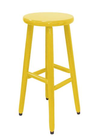 Kit 2 Banquetas Fixa de Madeira Banco Alto Country Amarelo Para Cozinha - Flex mesas e cadeiras Menor preço em Kit 2 Banquetas Fixa de Madeira Banco Alto Country Amarelo Para Cozinha - Flex mesas e cadeiras