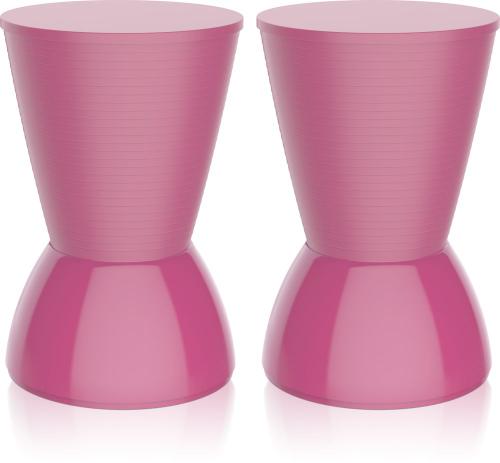 Menor preço em Kit 2 banquetas Nick color rosa - Im in