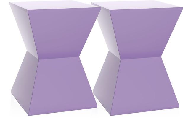Kit 2 banquetas Nitro color roxo - Im in Menor preço em Kit 2 banquetas Nitro color roxo - Im in