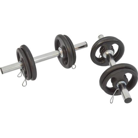 Kit 2 Barras 40cm ocas e Anilhas 12kg - Poli sports Menor preço em Kit 2 Barras 40cm ocas e Anilhas 12kg - Poli sports