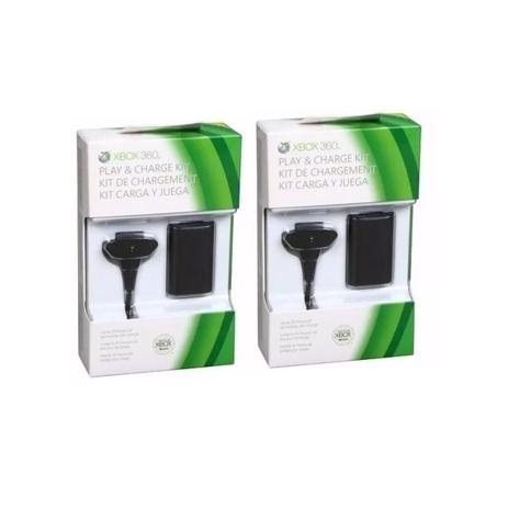 Kit 2 Bateria Carregador Controle Xbox 360 Fat e Slim 48000mah - Biashop é boa?