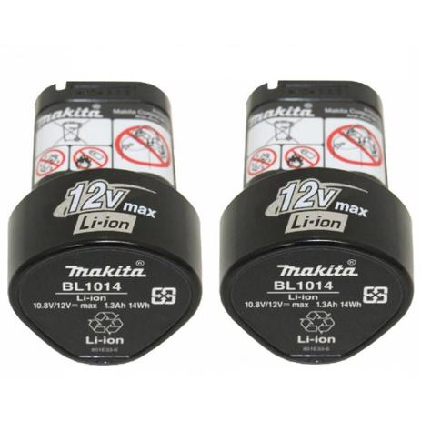 Menor preço em Kit 2 Baterias 12v Ion Lítio 1.3 Ah Makita Bl1014